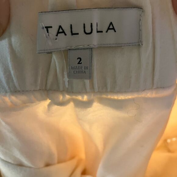 Aritzia Talula Striped Shimmer Pleated Flair Mini Skirt Womens 2 Elasticic Waist - Picture 11 of 11